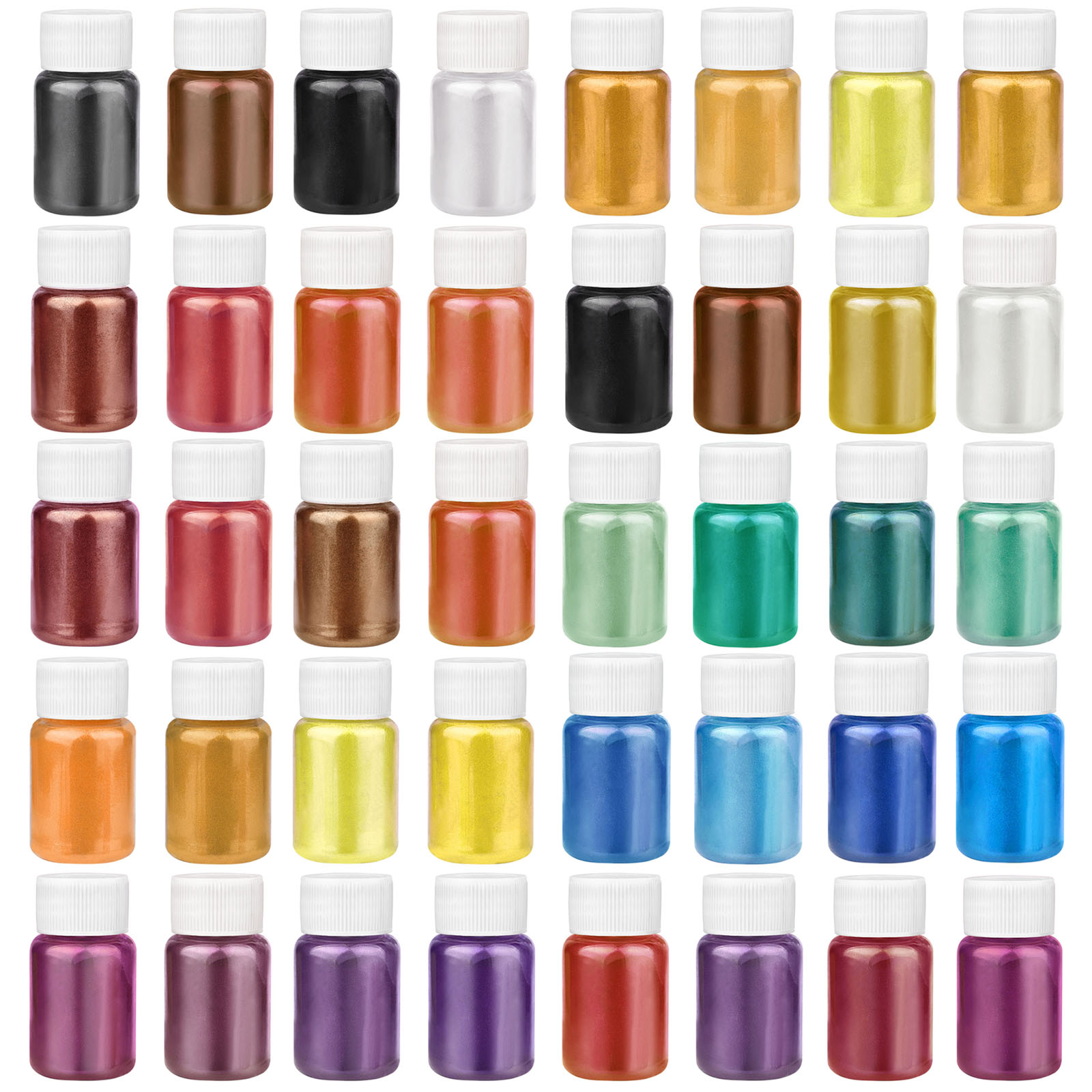 Resin Dye Opaque - 4 Farben/Set Perlglanzpulver Harz-Pigment-Kits Mica-Mineralpulver-Farbstoffe DIY