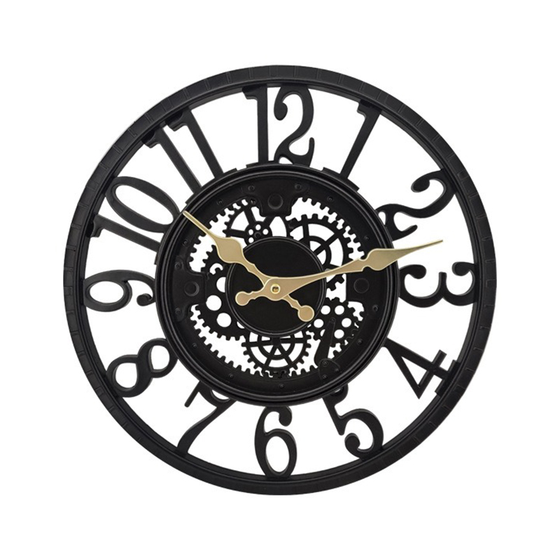 Resin Art Clock - Outdoor-Wanduhr Wasserdicht Retro Harz Moderne Wanduhren