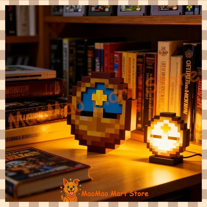 Resin Art Clock - Schicke Retro-Pixel-Kunst-Stil-Sonnen- und Monduhr, verbesserte 24-Stunden-