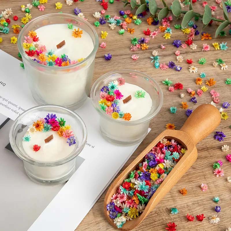 Resin Art Design - Gemischte bunte Blume zum Wachsformen, ideal