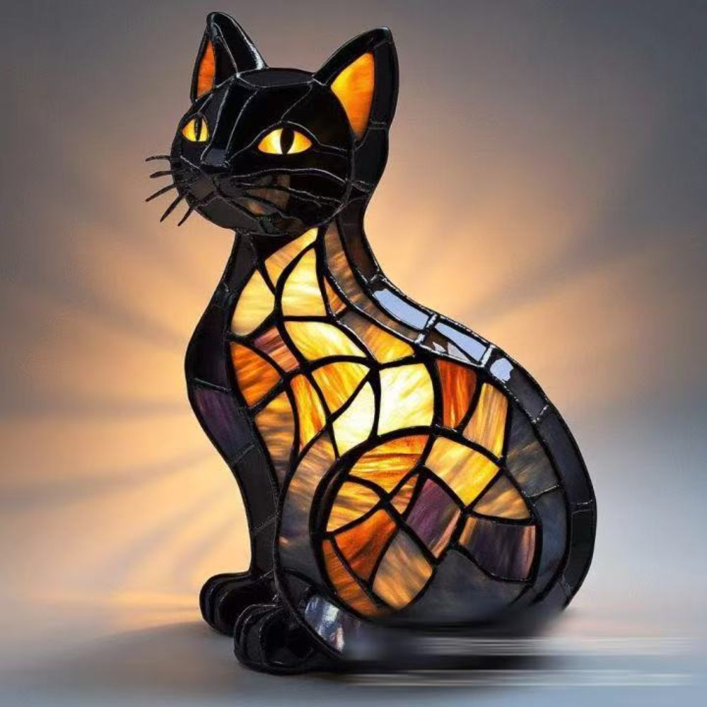 Resin Artist - Neue Hunde-Serie Harz-Figuren LED-Nachtlicht Künstlerische Tierstatuen