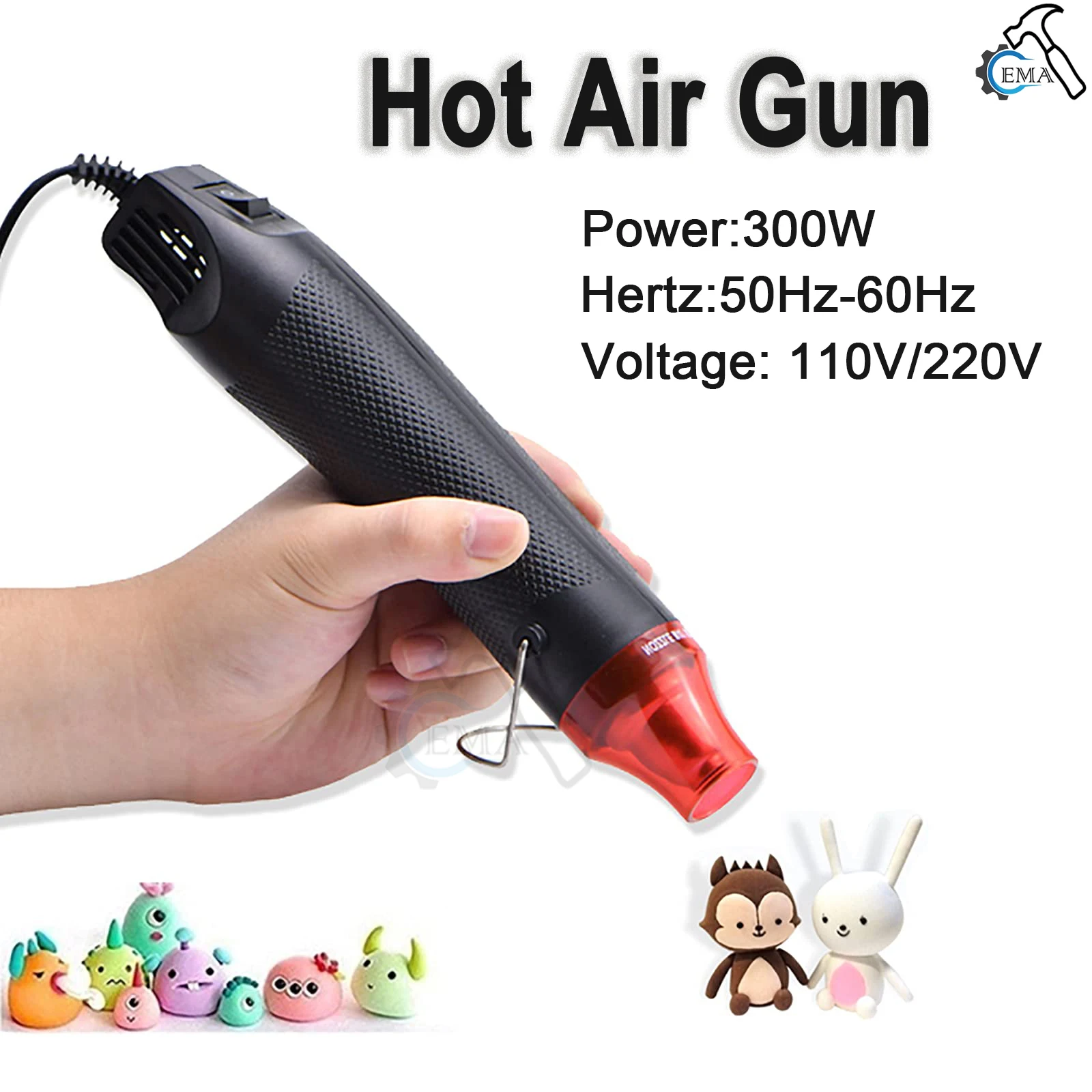 Resin Art Heat Gun - 110V/220V US EU Standard Heißluftpistole Handy