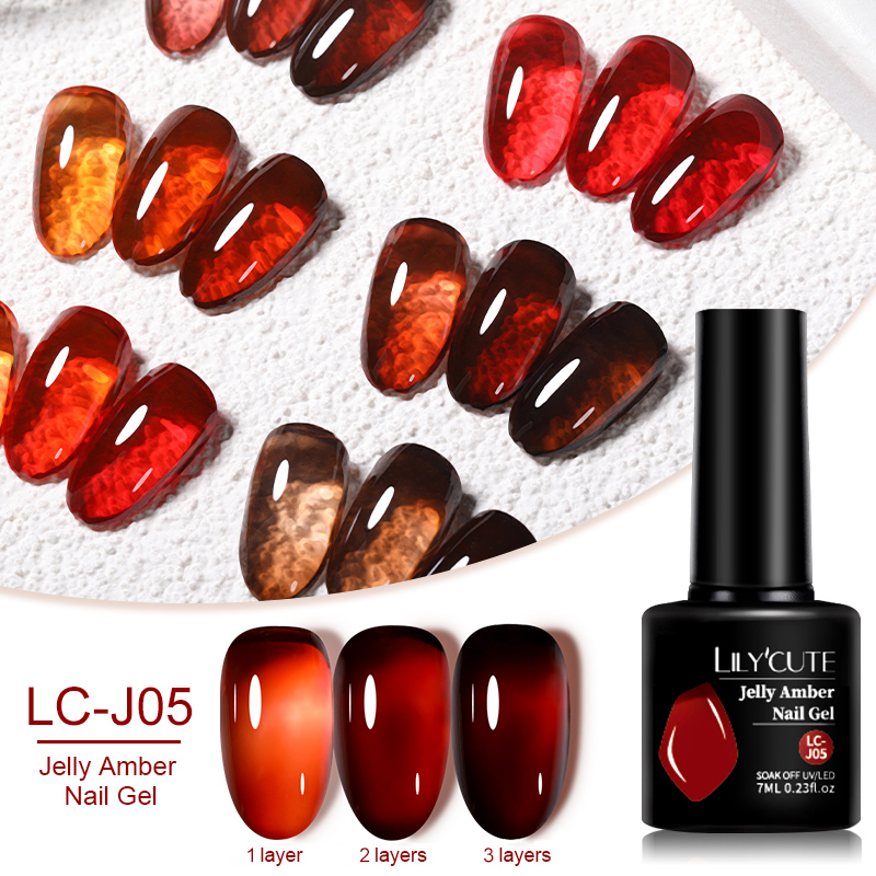 Resin Dye Opaque - LILYCUTE 7ML Jelly Amber Gel Nagellack