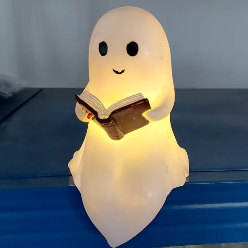 Neue süße Geister-Lesebuchlamp – Resin Art Book Bewertung und Preis