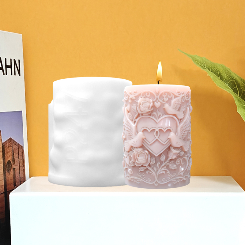 Doppeltes Herz verbunden weiße – Resin Art Rose Bewertung und Preis