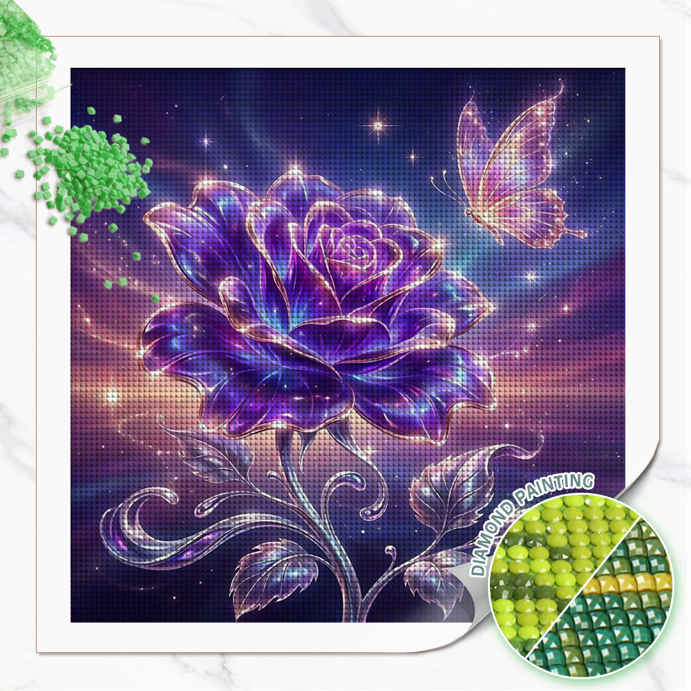 Huacan Vollquadratische und Ru – Resin Art Rose Bewertung und Preis