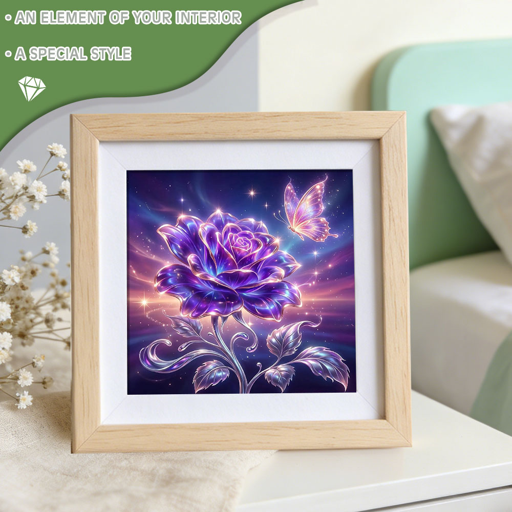 Huacan Vollquadratische und Ru – Resin Art Rose Bewertung und Preis