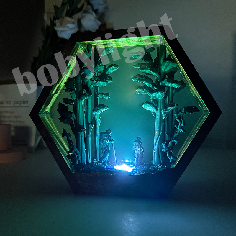 Wandfahrer-Figur Tischlampe au – Resin Artist Bewertung und Preis