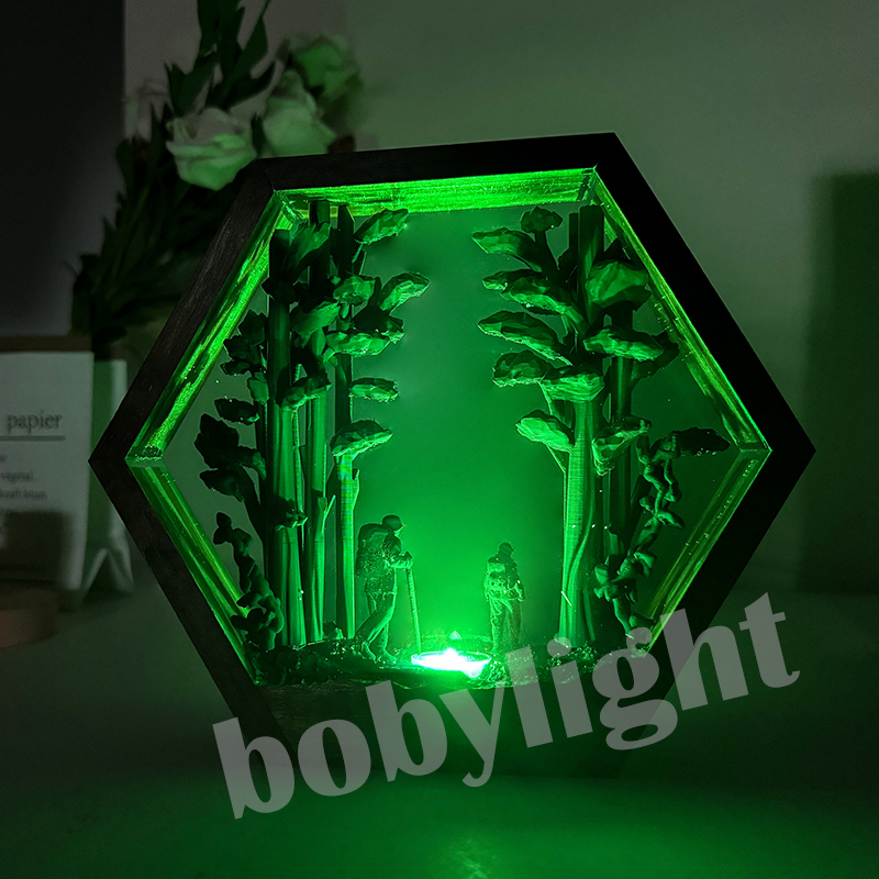 Wandfahrer-Figur Tischlampe au – Resin Artist Bewertung und Preis