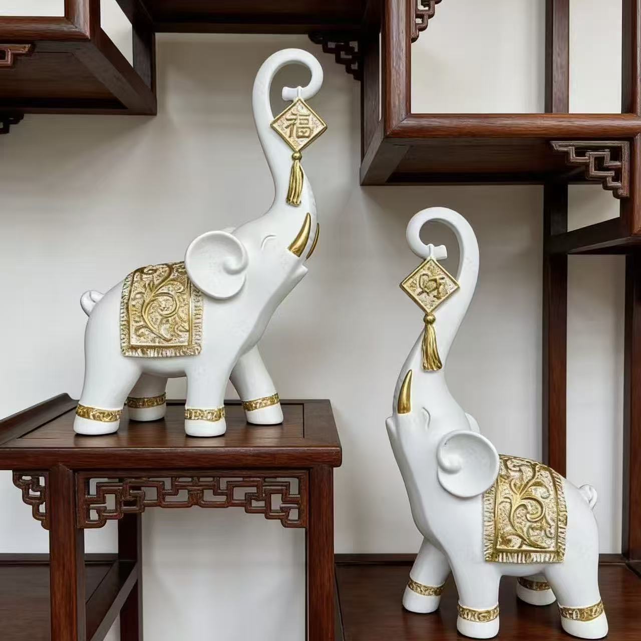 Ein Paar Glücksbringende Elefa – Resin Art Wedding Gift Bewertung und Preis