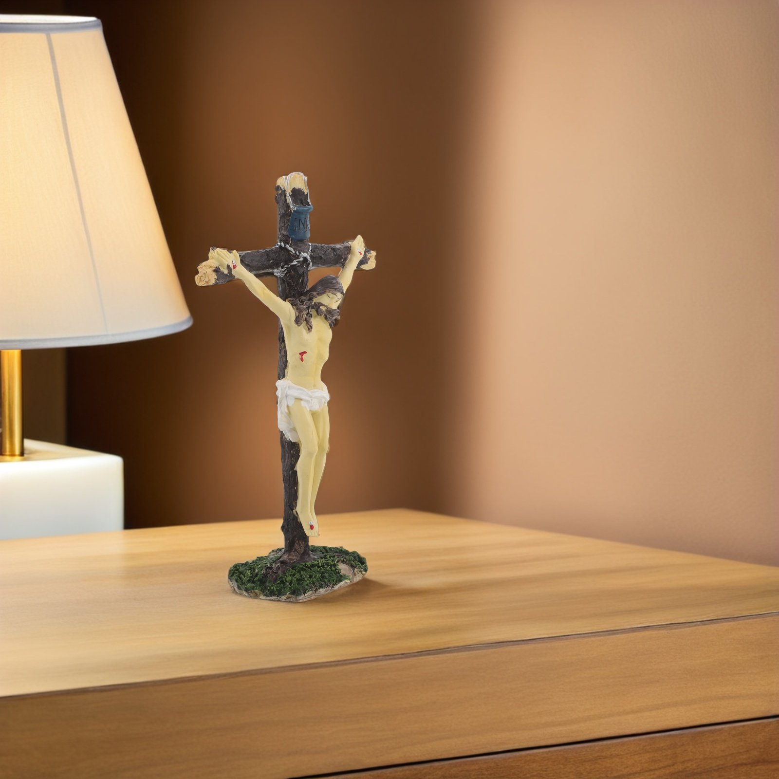 Harzstehende Jesus-Kreuz-Skulp – Resin Artist Bewertung und Preis
