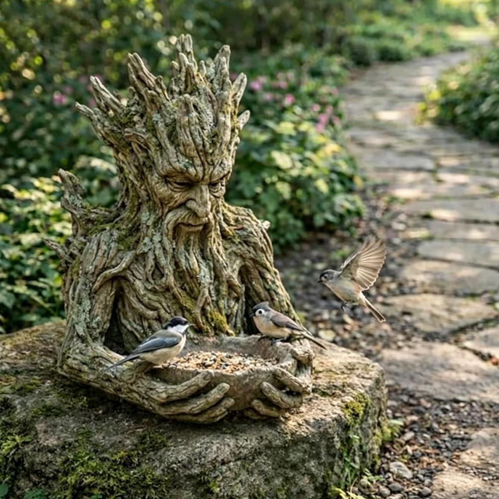 Am Baum montierter Vogelfutter – Resin Art On Wood Bewertung und Preis