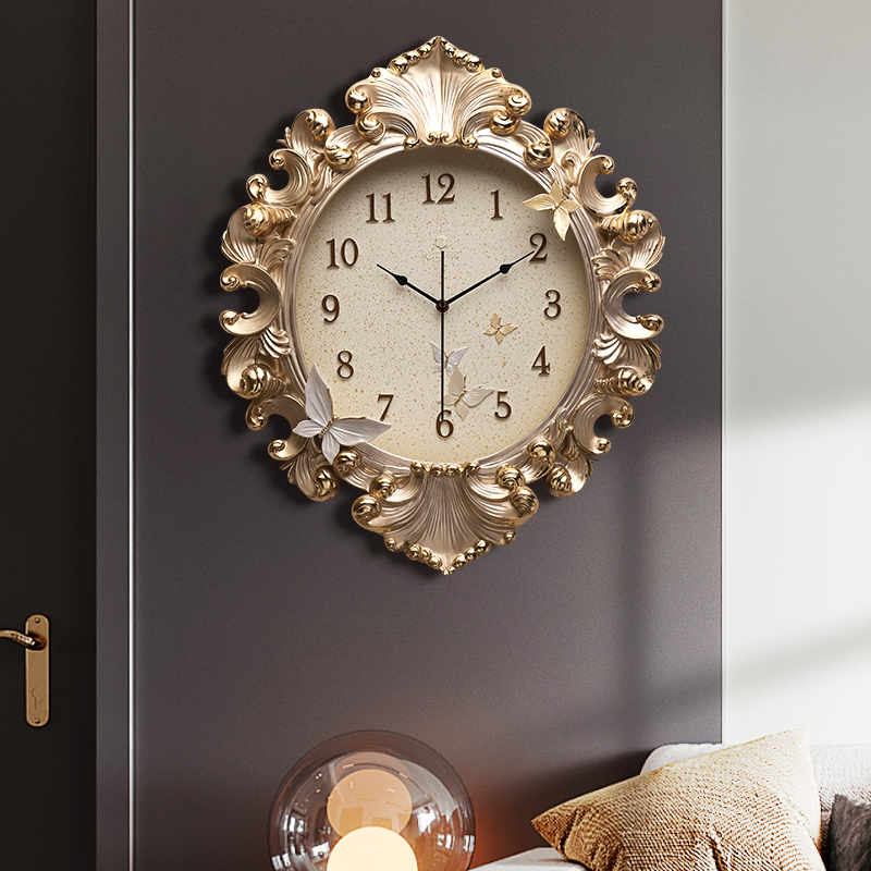 Europäischen Stil Zimmer Wandu – Resin Art Clock Bewertung und Preis